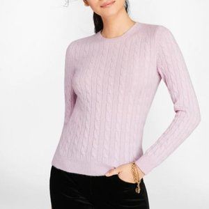 Brooks Brothers Cashmere Cableneck Crewneck Large